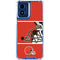 NFL Cleveland Browns Zone Block Moto G 5G (2024) Clear Case