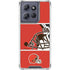 NFL Cleveland Browns Zone Block Moto G Stylus 5G (2025) Clear Case
