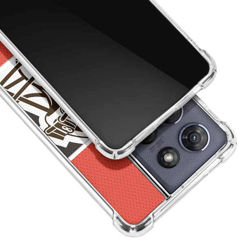 NFL Cleveland Browns Zone Block Moto G Stylus 5G (2025) Clear Case
