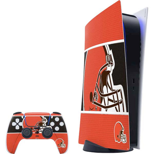 NFL Cleveland Browns Zone Block PlayStation PS5 Skins
