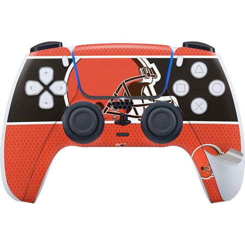 NFL Cleveland Browns Zone Block PS5 Pro Bundle Skin