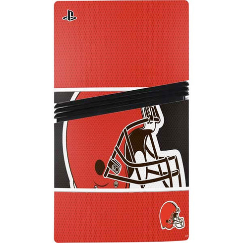 NFL Cleveland Browns Zone Block PS5 Pro Console Skin