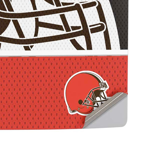 NFL Cleveland Browns Zone Block PS5 Pro Disk Console Skin