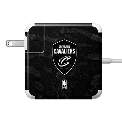 NBA Cleveland Cavaliers Black Animal Print 85W Power Adapter (15 and 17 inch MacBook Pro Charger) Skin