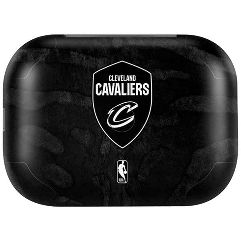 NBA Cleveland Cavaliers Black Animal Print Amazon Echo Buds Skin
