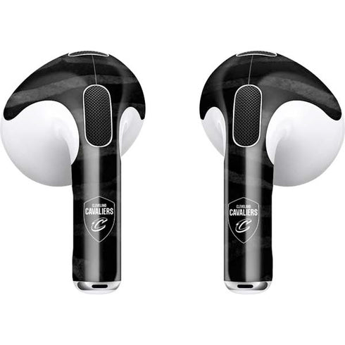 NBA Cleveland Cavaliers Black Animal Print Apple AirPods (3rd Gen 2021) Skin