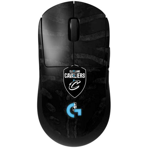 NBA Cleveland Cavaliers Black Animal Print G Pro Wireless Gaming Mouse Skin
