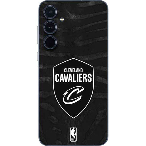 NBA Cleveland Cavaliers Black Animal Print Galaxy A36 5G Skin