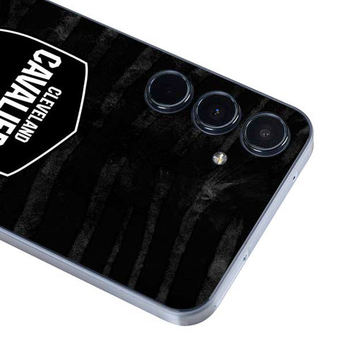 NBA Cleveland Cavaliers Black Animal Print Galaxy A36 5G Skin
