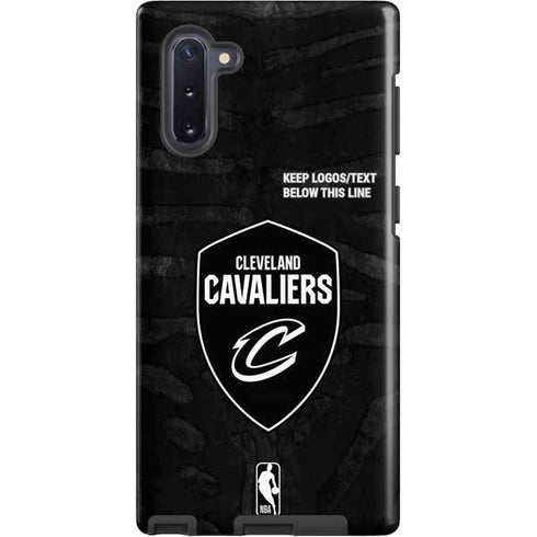 NBA Cleveland Cavaliers Black Animal Print Galaxy Cases