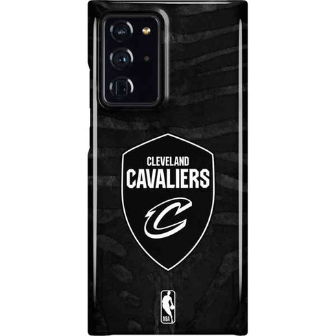 NBA Cleveland Cavaliers Black Animal Print Galaxy Cases