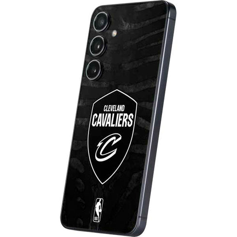NBA Cleveland Cavaliers Black Animal Print Galaxy S25 Plus Skin