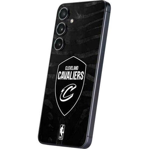 NBA Cleveland Cavaliers Black Animal Print Galaxy S25 Skin
