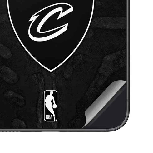 NBA Cleveland Cavaliers Black Animal Print Galaxy S25 Skin