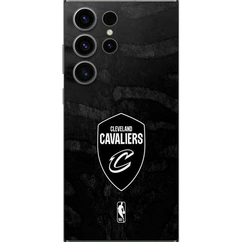 NBA Cleveland Cavaliers Black Animal Print Galaxy S25 Ultra Skin