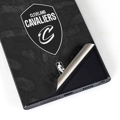 NBA Cleveland Cavaliers Black Animal Print Galaxy S25 Ultra Skin