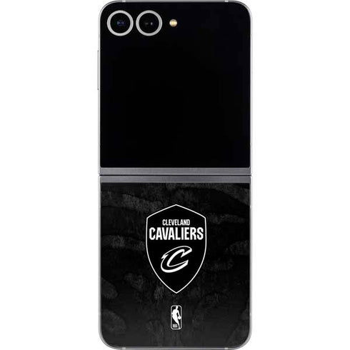 NBA Cleveland Cavaliers Black Animal Print Galaxy Z Flip6 Skin