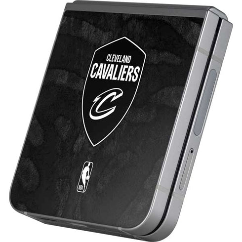 NBA Cleveland Cavaliers Black Animal Print Galaxy Z Flip6 Skin