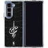 NBA Cleveland Cavaliers Black Animal Print Galaxy Z Fold5 5G Clear Case