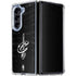 NBA Cleveland Cavaliers Black Animal Print Galaxy Z Fold5 5G Clear Case