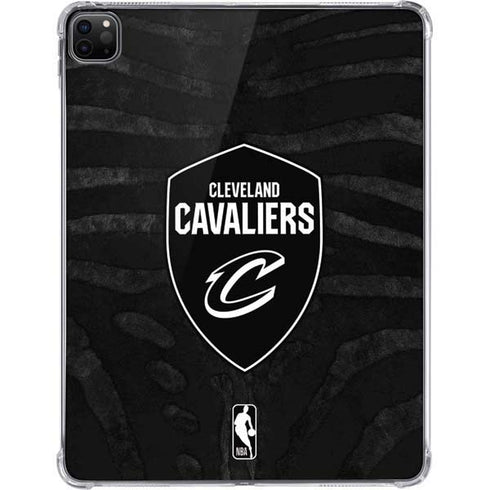 NBA Cleveland Cavaliers Black Animal Print iPad Pro 11in (2024) Clear Case