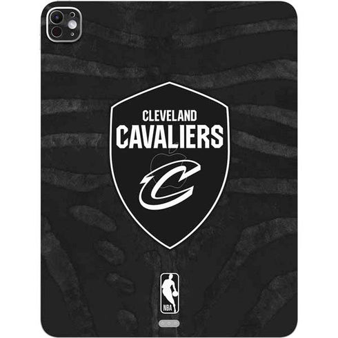NBA Cleveland Cavaliers Black Animal Print iPad Pro 13in M4 (2024) Skin