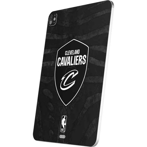 NBA Cleveland Cavaliers Black Animal Print iPad Pro 13in M4 (2024) Skin