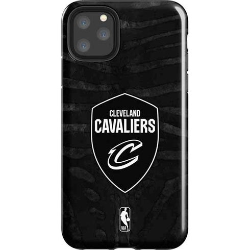 NBA Cleveland Cavaliers Black Animal Print iPhone Cases