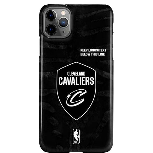 NBA Cleveland Cavaliers Black Animal Print iPhone Cases