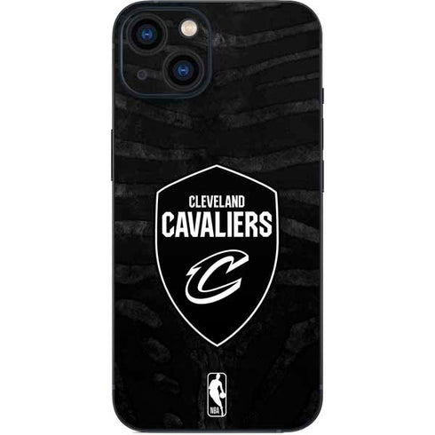 NBA Cleveland Cavaliers Black Animal Print iPhone Skins