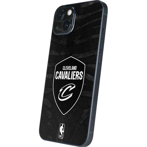 NBA Cleveland Cavaliers Black Animal Print iPhone Skins