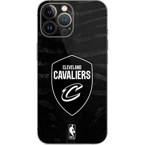 NBA Cleveland Cavaliers Black Animal Print iPhone 15 Pro Max Skin