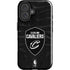 NBA Cleveland Cavaliers Black Animal Print iPhone 16 Impact Case