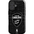 NBA Cleveland Cavaliers Black Animal Print iPhone 16 Magsafe Impact Case