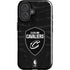 NBA Cleveland Cavaliers Black Animal Print iPhone 16 Plus Impact Case