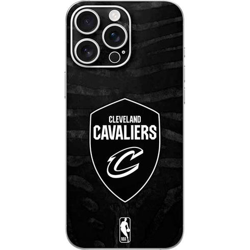 NBA Cleveland Cavaliers Black Animal Print iPhone 16 Pro Max Skin