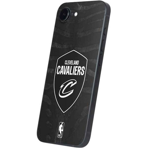 NBA Cleveland Cavaliers Black Animal Print iPhone 16e Skin