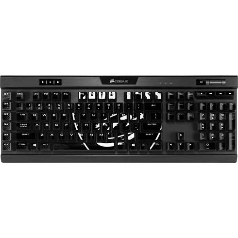 NBA Cleveland Cavaliers Black Animal Print K95 RGB PLATINUM Mechanical Gaming Keyboard Skin