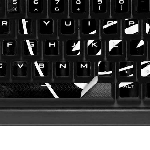 NBA Cleveland Cavaliers Black Animal Print K95 RGB PLATINUM Mechanical Gaming Keyboard Skin