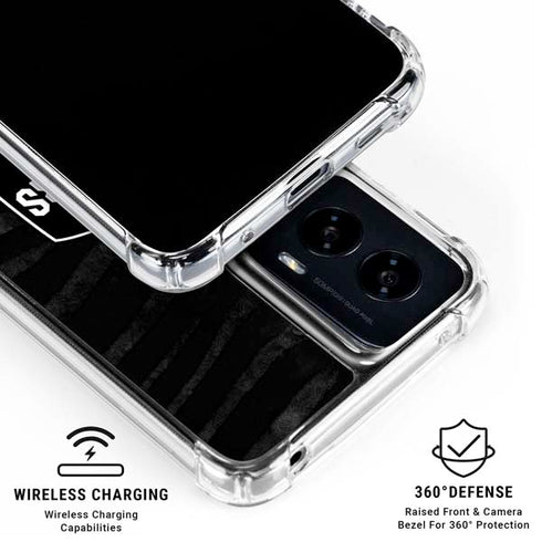 NBA Cleveland Cavaliers Black Animal Print Moto G Power 5G (2024) Clear Case
