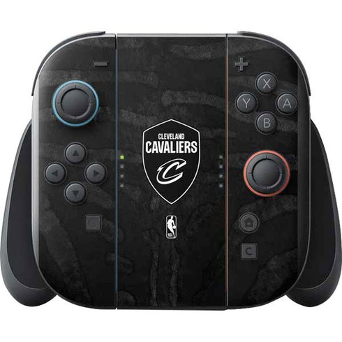 NBA Cleveland Cavaliers Black Animal Print Nintendo Switch 2 (2025) with Joy-Con Skin