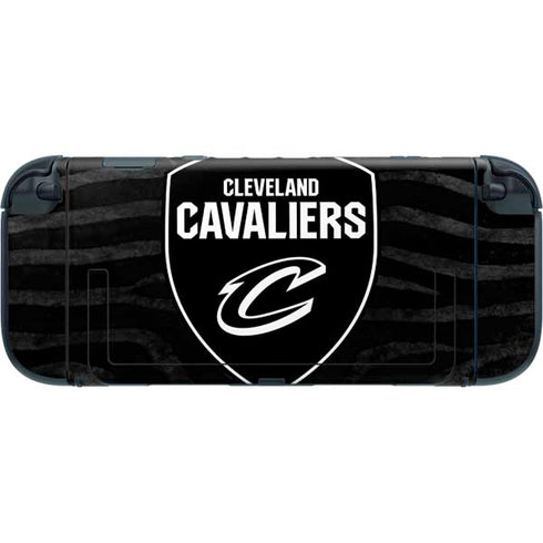 NBA Cleveland Cavaliers Black Animal Print Nintendo Switch 2 (2025) with Joy-Con Skin