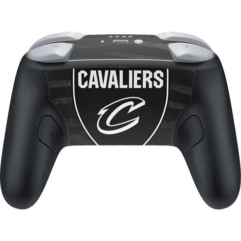 NBA Cleveland Cavaliers Black Animal Print Nintendo Switch 2 (2025) Pro Controller Skin