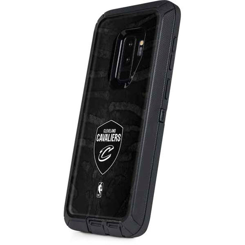 NBA Cleveland Cavaliers Black Animal Print Otterbox Defender Galaxy Skin
