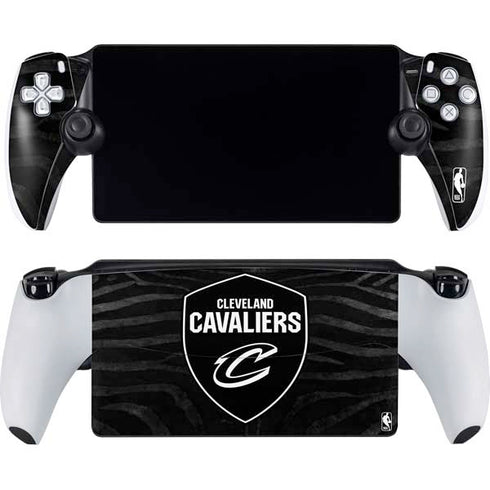 NBA Cleveland Cavaliers Black Animal Print PlayStation Portal Remote Player Skin