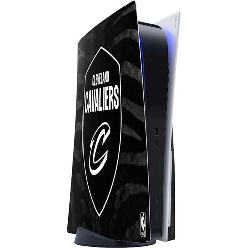 NBA Cleveland Cavaliers Black Animal Print PlayStation PS5 Skins