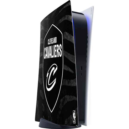 NBA Cleveland Cavaliers Black Animal Print PlayStation PS5 Skins