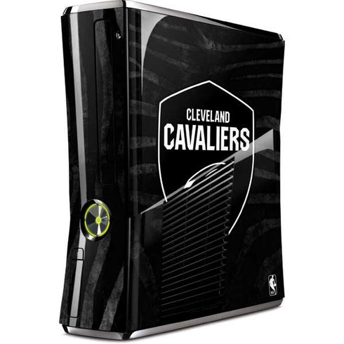 NBA Cleveland Cavaliers Black Animal Print Xbox 360 Slim (2010) Skin