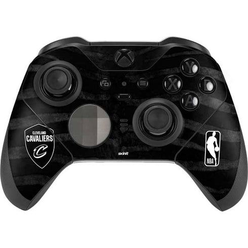 NBA Cleveland Cavaliers Black Animal Print Xbox Elite Wireless Controller Series 2 Skin