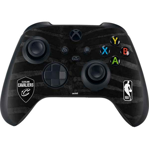 NBA Cleveland Cavaliers Black Animal Print Xbox Series X Skins